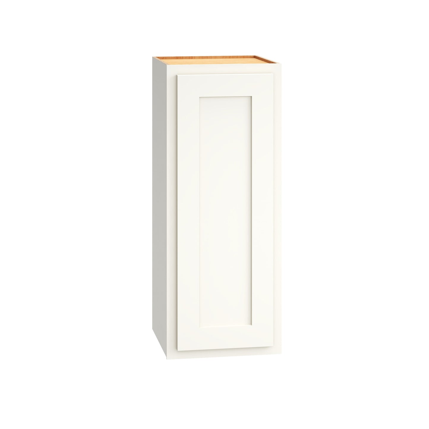 Diamond Express Jamestown 12-in W x 30-in H x 12-in D White Partial Overlay Wall Fully Assembled Plywood Cabinet (Recessed Panel Shaker Door Style)
