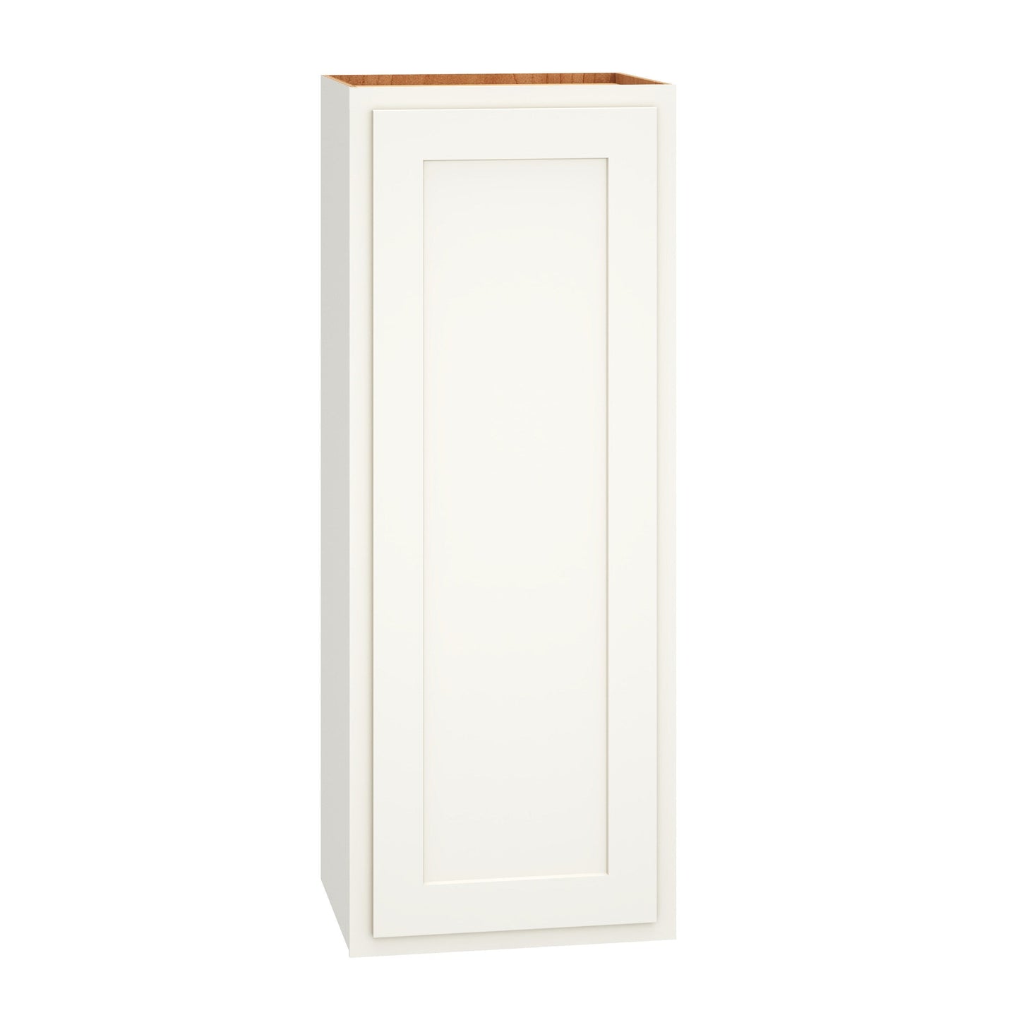 Diamond Express Jamestown 15-in W x 39-in H x 12-in D White Partial Overlay Wall Fully Assembled Plywood Cabinet (Recessed Panel Shaker Door Style)