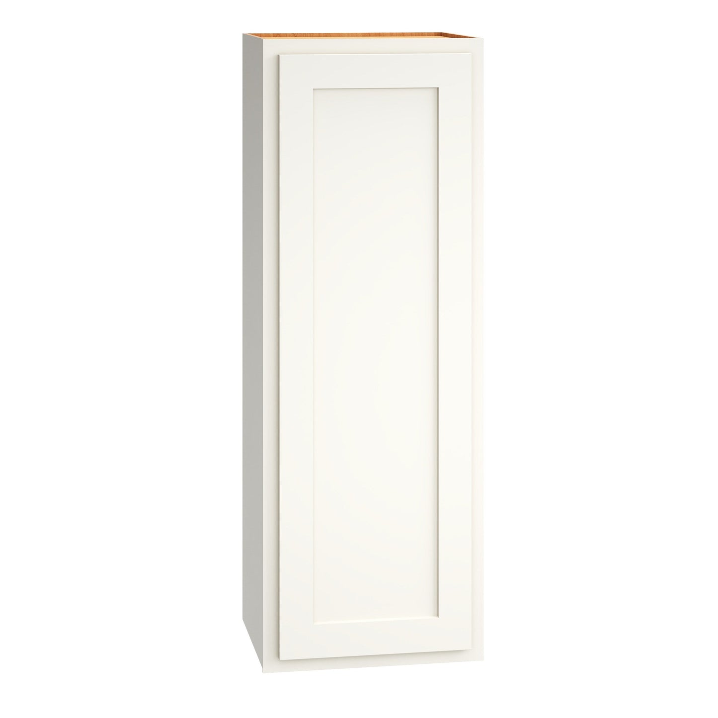 Diamond Express Jamestown 15-in W x 42-in H x 12-in D White Partial Overlay Wall Fully Assembled Plywood Cabinet (Recessed Panel Shaker Door Style)
