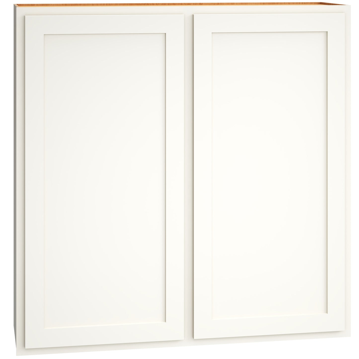 Diamond Express Jamestown 42-in W x 42-in H x 12-in D White Partial Overlay Wall Fully Assembled Plywood Cabinet (Recessed Panel Shaker Door Style)