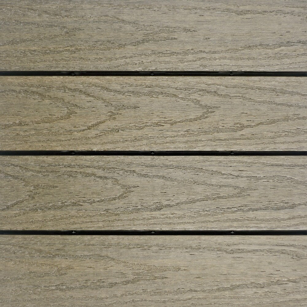 NewTechWood 24-in x 12-in 10-Pack Roman Antique Prefinished Composite Deck Tile (20-sq ft)