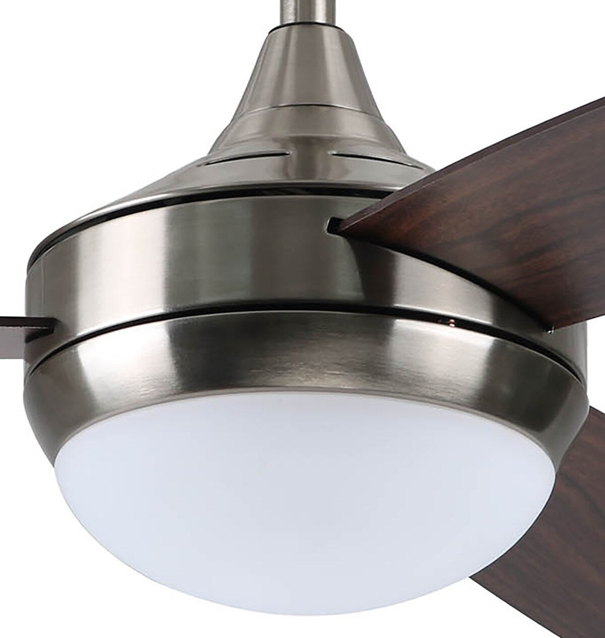 Harbor Breeze Beach Creek 44-in Brushed Nickel LED Indoor Ceiling Fan with Remote (3-Blade)