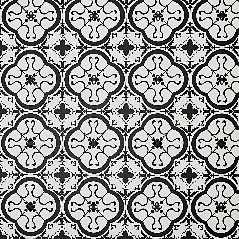 STAINMASTER 12-ft W Cut-to-Length Bilbao Tile Patterned Look Low-Gloss Sheet Vinyl Flooring