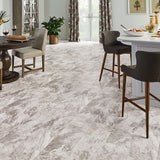 STAINMASTER Grove Park Marble Look Sheet Vinyl Flooring, 12-ft Width, Cut-to-Length, Low-Gloss Finish