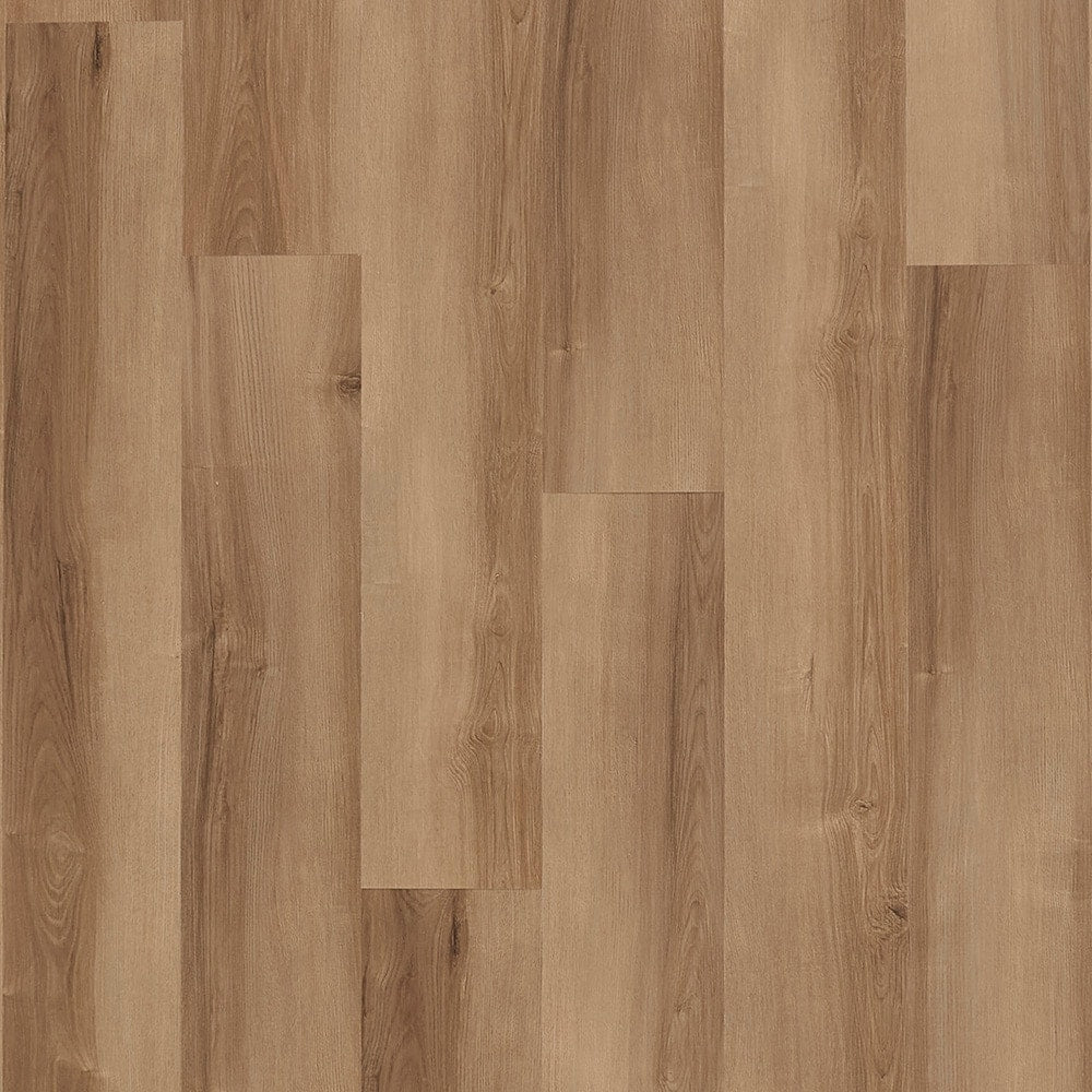 STAINMASTER (Sample) Vernon Hickory Waterproof Wood Look Interlocking Luxury Vinyl Plank