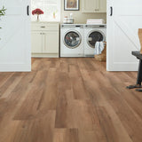 STAINMASTER (Sample) Vernon Hickory Waterproof Wood Look Interlocking Luxury Vinyl Plank