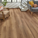 STAINMASTER (Sample) Vernon Hickory Waterproof Wood Look Interlocking Luxury Vinyl Plank