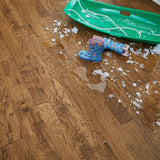 STAINMASTER PetProtect (Sample) Willow Creek Hickory Waterproof Wood Look Glue-Down Sheet Vinyl, 6-in x 9-in, 9.84-mil Wear Layer