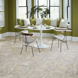 STAINMASTER (Sample) Midtown Slate Waterproof Marble-Look Glue-Down Sheet Vinyl Flooring Sample