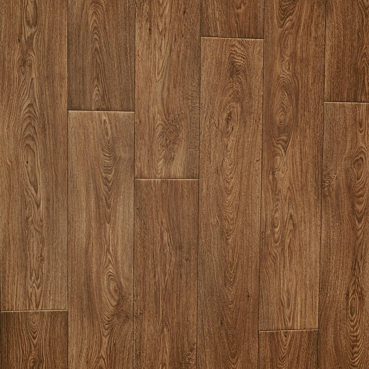 STAINMASTER 12-ft W x Cut-to-Length West Haven Oak Wood Look Low-Gloss Finish Sheet Vinyl