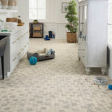 (Sample) STAINMASTER Sutton Place Marble Sheet Vinyl Flooring, Cut-to-Length, 12‑ft Width