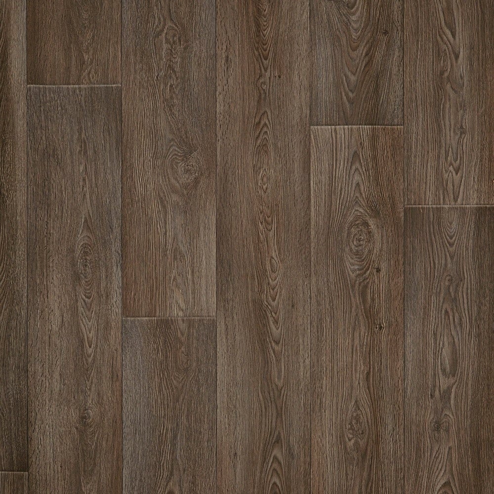 STAINMASTER 12-ft W x Cut-to-Length Thornhill Oak Wood Look Low-Gloss Finish Sheet Vinyl