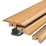 SimpleSolutions 2.37-in x 78.7-in Concord Maple MDF Floor 4-in-1 Moulding