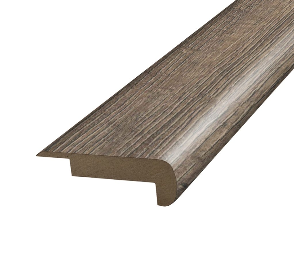 SimpleSolutions 2.37-in x 78.7-in Heathered/Aged Gray Oak Prefinished Stair Nosing