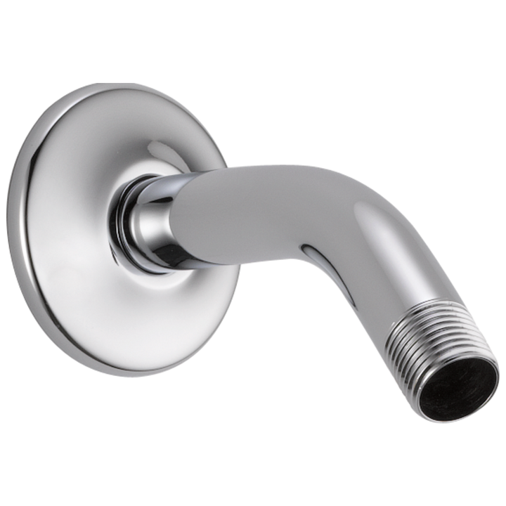 Delta 0.5-in Chrome Universal Shower Arm and Flange, 5.75-in Length