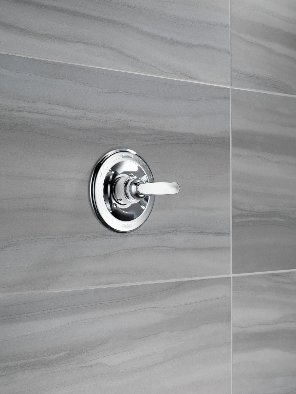 Delta Foundations 0.5-in ID Stainless Shower Valve Trim with Monitor Pressure-Balanced Control