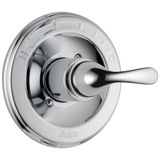 Delta Classic Chrome 4-in Bathtub/Shower Volume Control Trim, Single-Lever Handle (T13020)