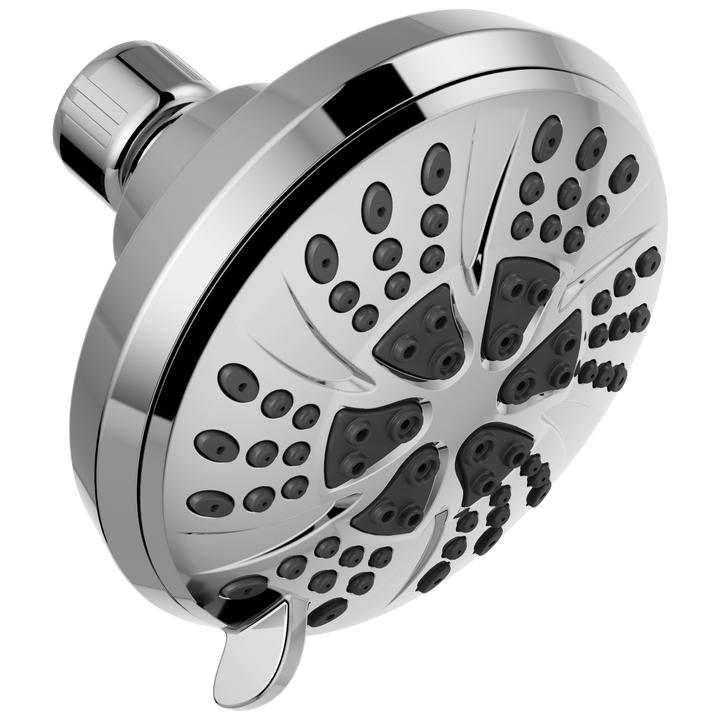 Delta Universal Showering Components Chrome 6-Spray Shower Head, 2.5 GPM (9.5 LPM), 4.38-in Round
