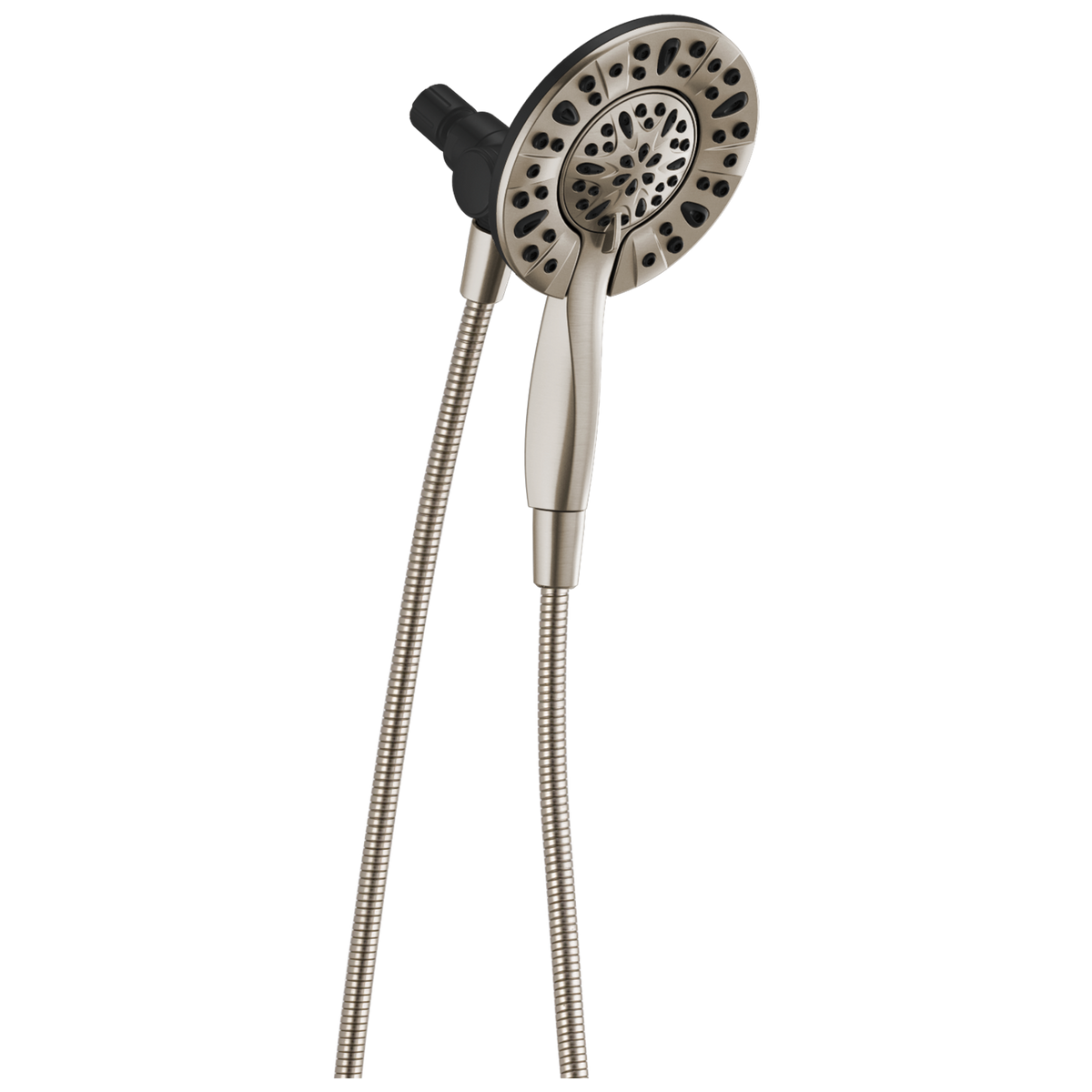 Delta In2ition Universal Showering Components Satin Nickel 4-Spray Dual/Combo Shower Head, 6-in, 2.5 GPM (9.5 LPM)