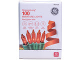 GE String-A-Long 100-Count 20.6-ft Red Incandescent Plug-In Christmas String Lights