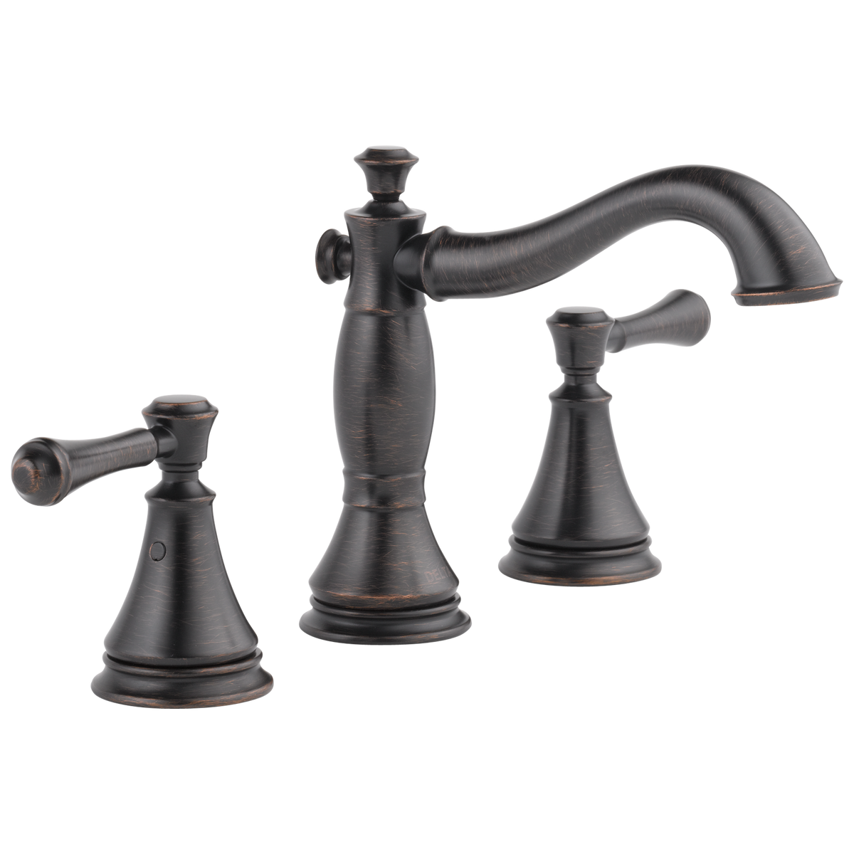 Delta Cassidy Venetian Bronze 2-Handle Widespread WaterSense Bathroom Sink Faucet with Drain, 1.2 GPM