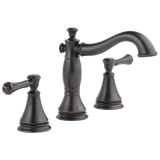 Delta Cassidy Venetian Bronze 2-Handle Widespread WaterSense Bathroom Sink Faucet with Drain, 1.2 GPM