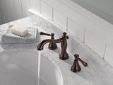 Delta Cassidy Venetian Bronze 2-Handle Widespread WaterSense Bathroom Sink Faucet with Drain, 1.2 GPM