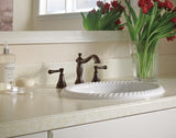 Delta Cassidy Venetian Bronze 2-Handle Widespread WaterSense Bathroom Sink Faucet with Drain, 1.2 GPM