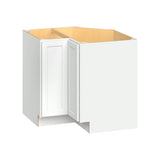 Hugo&Borg PRO Glendale 36-in W x 34.5-in H x 36-in D Pure White Lazy Susan Corner Base Ready To Assemble Plywood Cabinet (Recessed Panel Shaker Style)