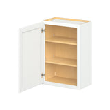 Hugo&Borg PRO Glendale 21-in W x 30-in H x 12-in D Pure White Wall Ready To Assemble Plywood Cabinet (Recessed Panel Shaker Door Style)