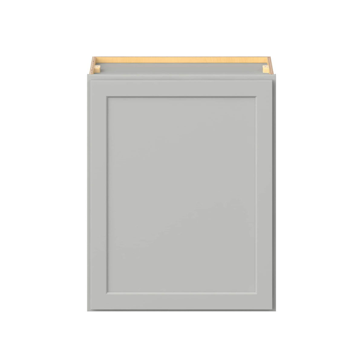 Hugo&Borg PRO Jasper 24-in W x 30-in H x 12-in D Whisper Gray Wall Ready To Assemble Plywood Cabinet (Flat Panel Shaker Door Style)