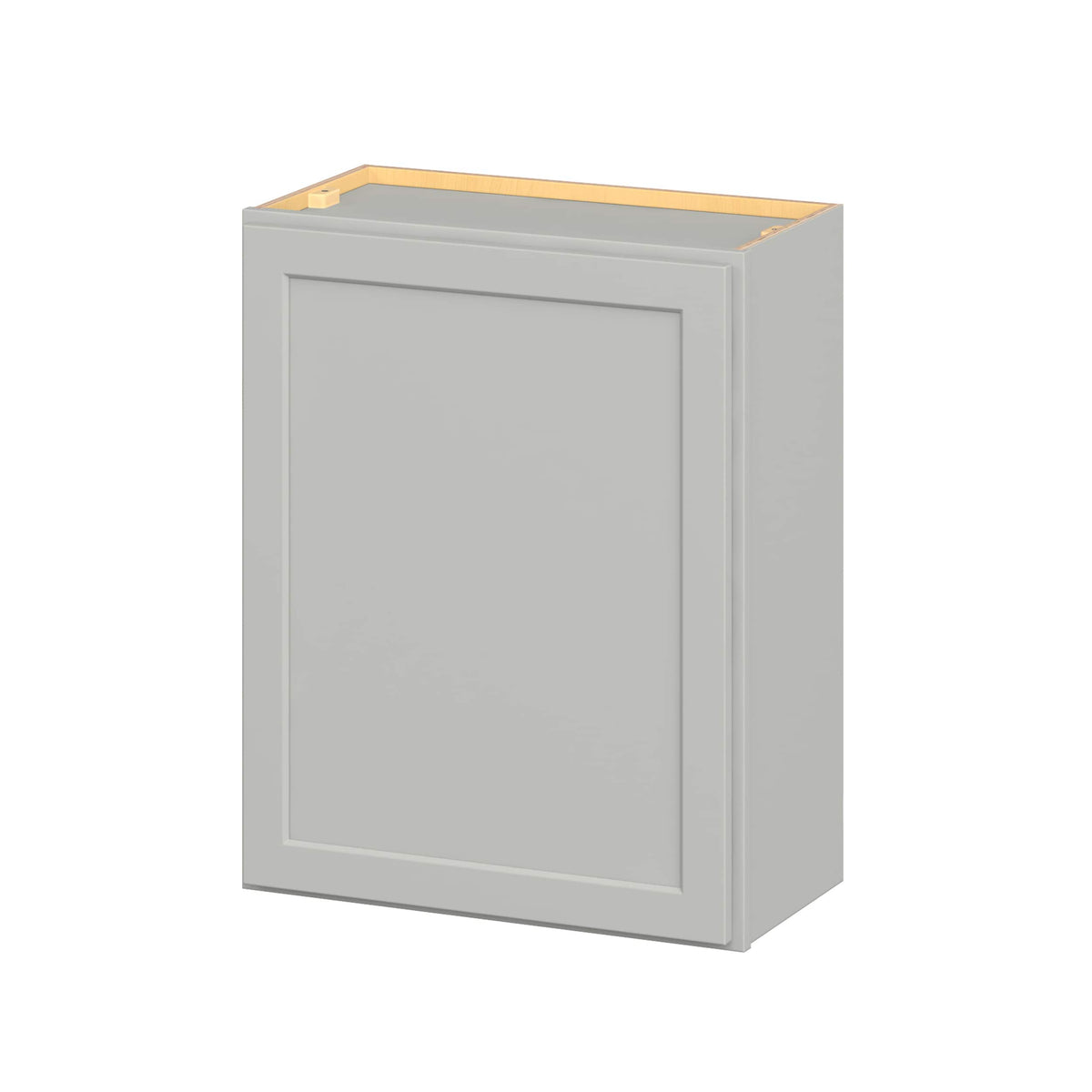 Hugo&Borg PRO Jasper 24-in W x 30-in H x 12-in D Whisper Gray Wall Ready To Assemble Plywood Cabinet (Flat Panel Shaker Door Style)