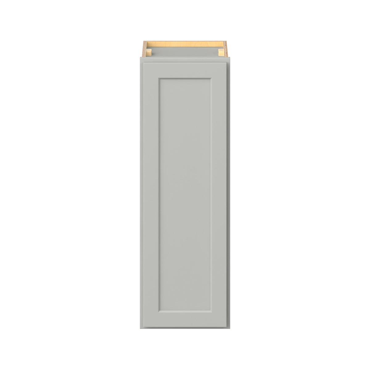 Hugo&Borg PRO Jasper 12-in W x 36-in H x 12-in D Whisper Gray Wall Ready To Assemble Plywood Cabinet (Flat Panel Shaker Door Style)