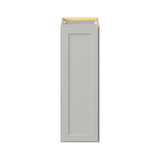 Hugo&Borg PRO Jasper 12-in W x 36-in H x 12-in D Whisper Gray Wall Ready To Assemble Plywood Cabinet (Flat Panel Shaker Door Style)