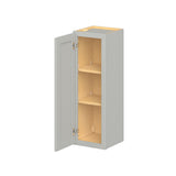 Hugo&Borg PRO Jasper 12-in W x 36-in H x 12-in D Whisper Gray Wall Ready To Assemble Plywood Cabinet (Flat Panel Shaker Door Style)
