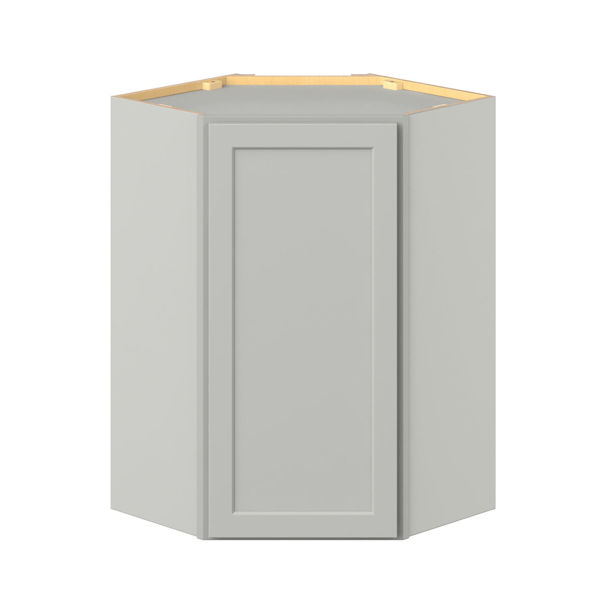 Hugo&Borg PRO Jasper 24-in W x 36-in H x 24-in D Whisper Gray Diagonal Wall Ready To Assemble Plywood Cabinet (Flat Panel Shaker Door Style)