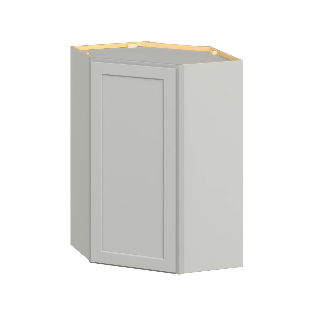 Hugo&Borg PRO Jasper 24-in W x 36-in H x 24-in D Whisper Gray Diagonal Wall Ready To Assemble Plywood Cabinet (Flat Panel Shaker Door Style)