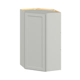Hugo&Borg PRO Jasper 24-in W x 42-in H x 24-in D Whisper Gray Diagonal Wall Ready To Assemble Plywood Cabinet (Flat Panel Shaker Door Style)