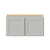 Hugo&Borg PRO Jasper 36-in W x 18-in H x 12-in D Whisper Gray Wall Ready To Assemble Plywood Cabinet (Flat Panel Shaker Door Style)