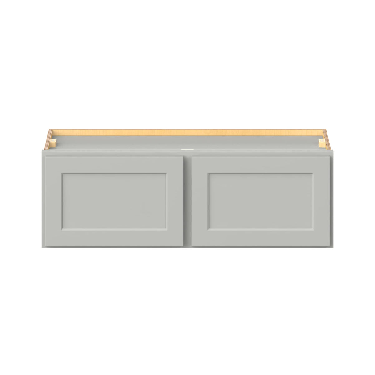 Hugo&Borg PRO Jasper 36-in W x 12-in H x 12-in D Whisper Gray Wall Ready To Assemble Plywood Cabinet (Flat Panel Shaker Door Style)