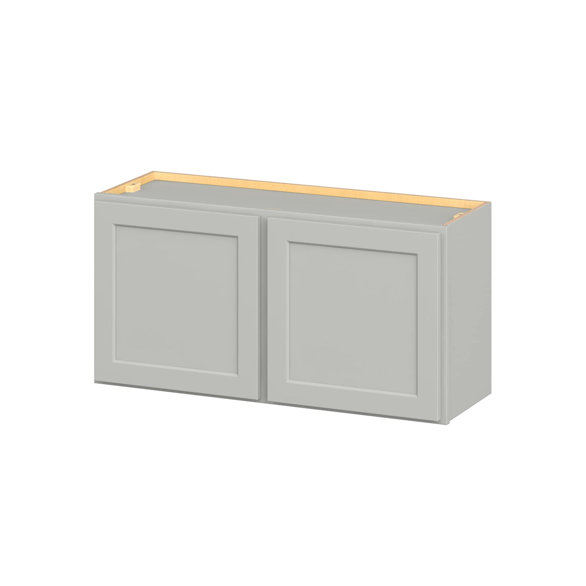 Hugo&Borg PRO Jasper 36-in W x 18-in H x 12-in D Whisper Gray Wall Ready To Assemble Plywood Cabinet (Flat Panel Shaker Door Style)