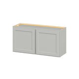 Hugo&Borg PRO Jasper 36-in W x 18-in H x 12-in D Whisper Gray Wall Ready To Assemble Plywood Cabinet (Flat Panel Shaker Door Style)