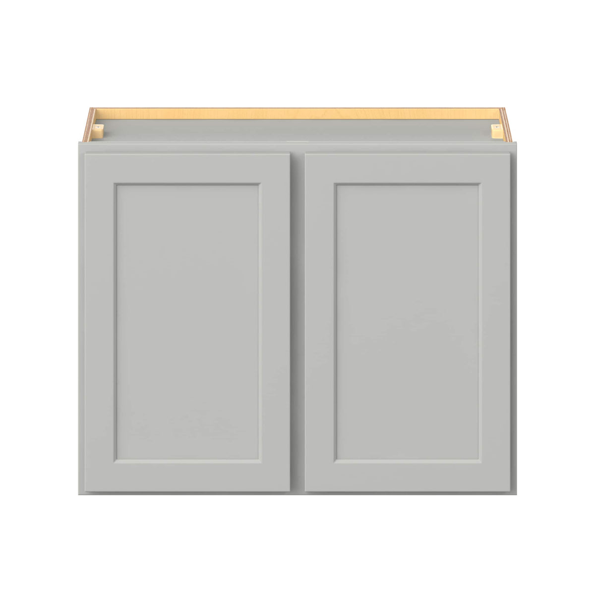 Hugo&Borg PRO Jasper 30-in W x 24-in H x 12-in D Whisper Gray Wall Ready To Assemble Plywood Cabinet (Flat Panel Shaker Door Style)