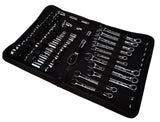 CRAFTSMAN 47-Piece SAE/Metric Polished Chrome Mechanics Tool Set with Soft Case, 3/8-in Drive