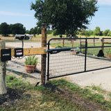 Ghost Controls 20-ft Single Swing Universal Battery Driveway Gate Opener Kit (Solar Compatible)