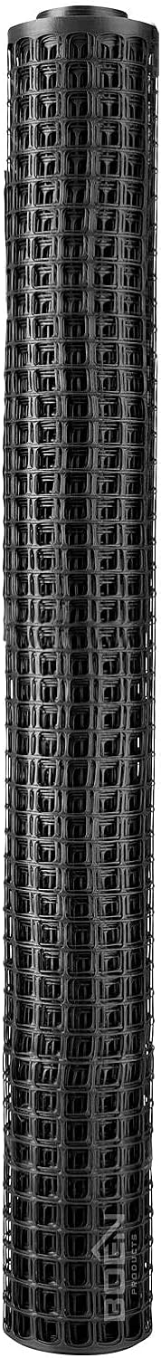 BOEN 100-ft x 4-ft 6-Gauge Black Plastic Extruded Mesh Rolled Fencing