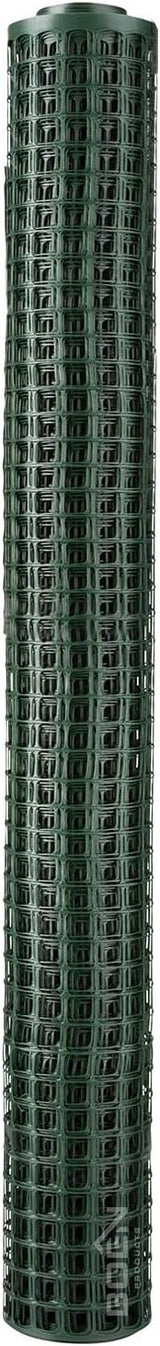 BOEN 100-ft x 4-ft 6-Gauge Green Plastic Extruded Mesh Rolled Fencing