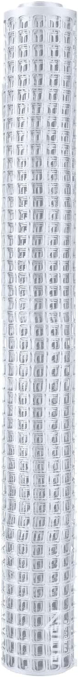 BOEN 25 ft x 3.33 ft White Plastic Extruded Mesh Garden Fence