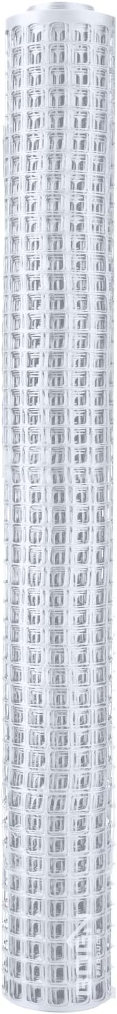 BOEN 25-ft x 3.33-ft 6-Gauge White Plastic Extruded Mesh Rolled Fencing