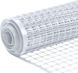 BOEN 25-ft x 3.33-ft 6-Gauge White Plastic Extruded Mesh Rolled Fencing